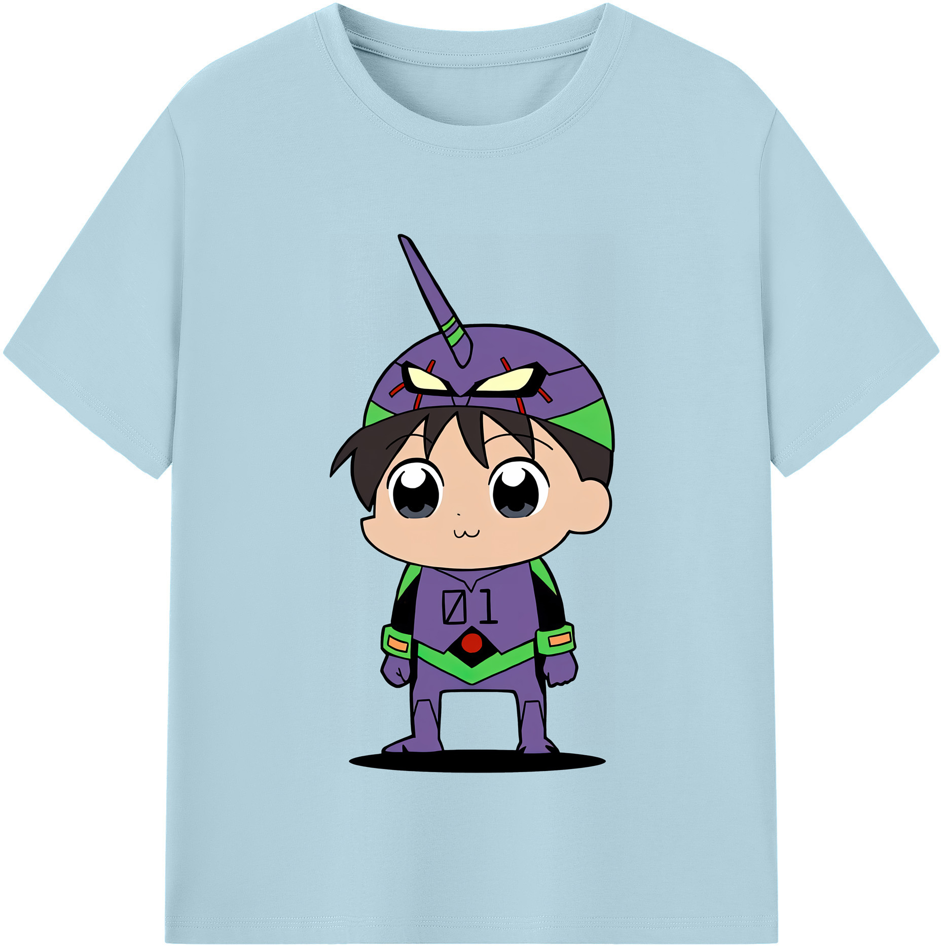 （画像用） EVA 新世紀エヴァンゲリオン 綿100％半袖Tシャツ（フロントプリント）